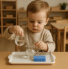Pouring Water Activities with Two  Clear Pitchers Set