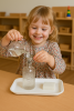Pouring Water with Funnel