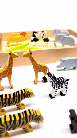 Embedded thumbnail for Wooden Wild Animals - 10 Pairs 